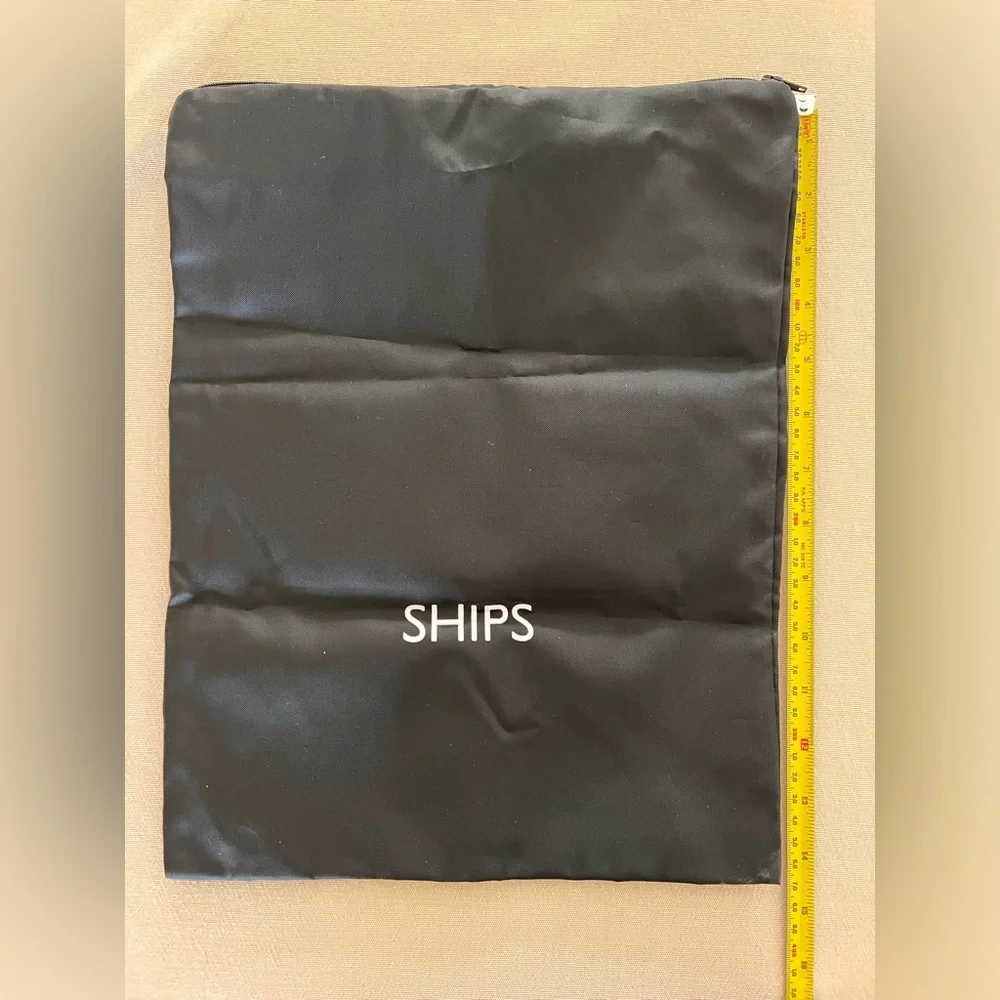 Ships Black Nylon Pouches
